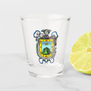 Verre A Shot Armoiries de Xalapa, Mexique