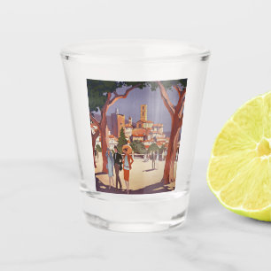 Verre A Shot Art d'été vintage Grasse