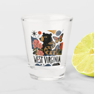 Verre A Shot Art folklorique sauvage et merveilleux de Virginie