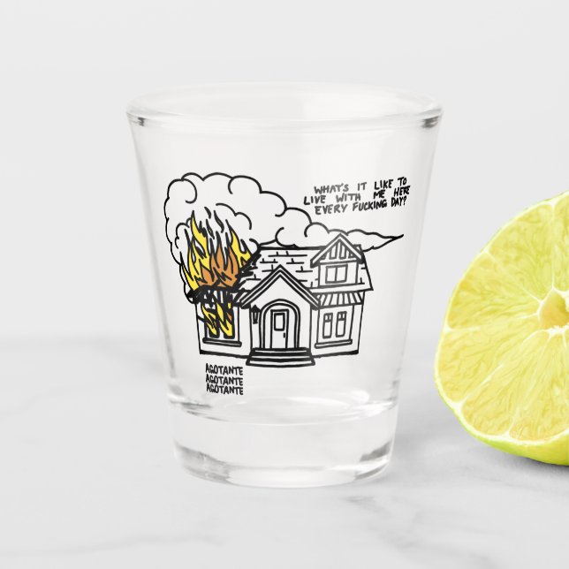 Verre A Shot Au coeur de la mort (Devant)