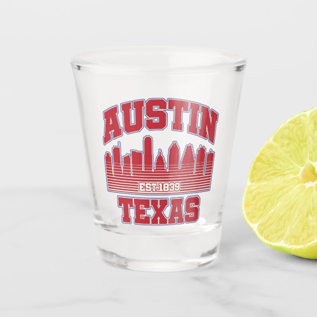 Verre A Shot Austin, Texas (Devant)