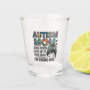 Verre A Shot Autisme Maman Certaines personnes regardent vers l