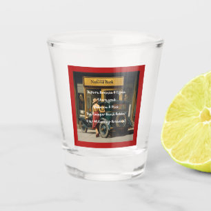 Verre A Shot Avant Bonnie & Clyde Texas avait Rebecca & Otis