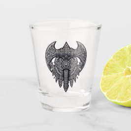 Verre A Shot Axe et bouclier organisationnels