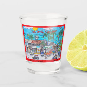 Verre A Shot Baja Surf Shop et stand de taco