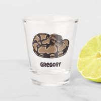Ball Python Snake, Brown et Tan Personnalisé