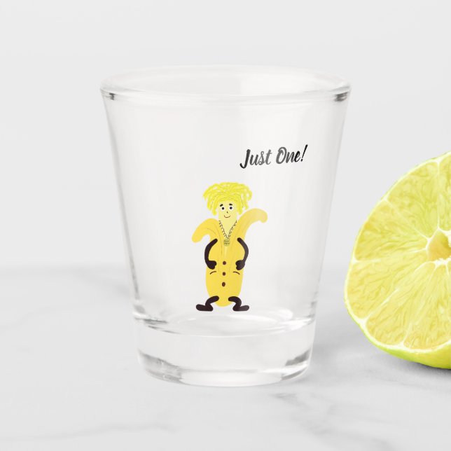 Verre A Shot Banane drôle (Devant)