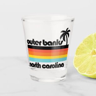 Verre A Shot Banques extérieures Caroline du Nord