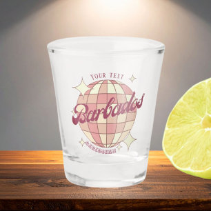Verre A Shot Barbados Caribbean Island boissons Bar club