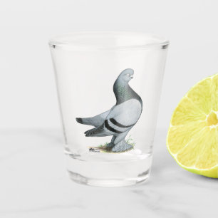 Verre A Shot Barre Bleue Berliner Tumbler Pigeon