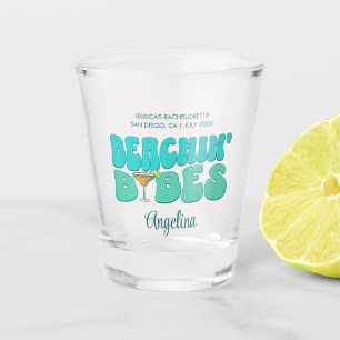 Verre A Shot Beach Bachelorette Party Beachin Babes Bridesmaid
