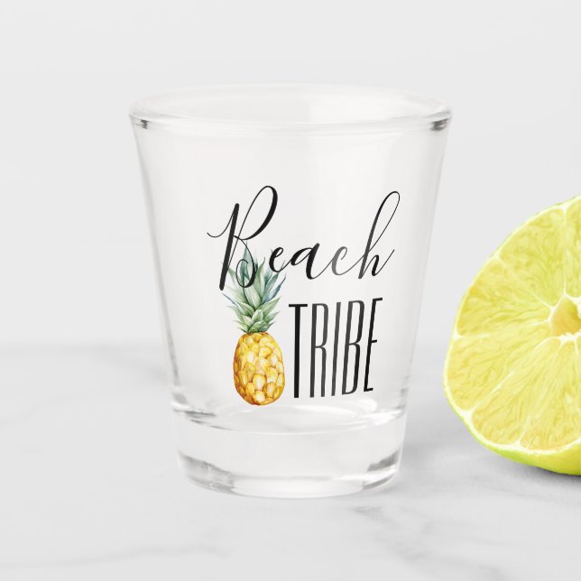 Verre A Shot Beach Tribe Bachelorette Fête Mariage Faveur (Devant)