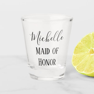 Verre A Shot Belle domestique d'honneur