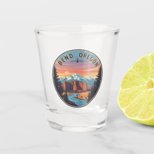 Verre A Shot Bend Oregon Coast Travel Carte postale