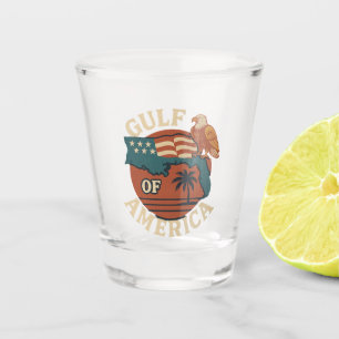Verre A Shot Bière du golfe d'Amérique
