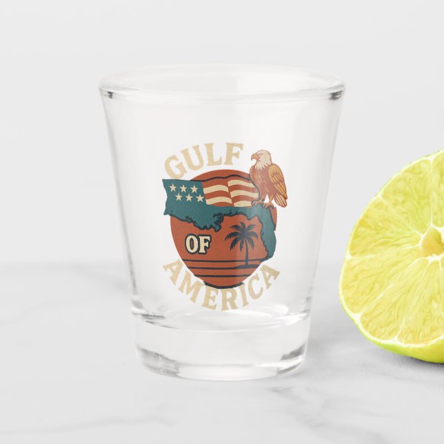 Verre A Shot Bière du golfe d'Amérique (Devant)