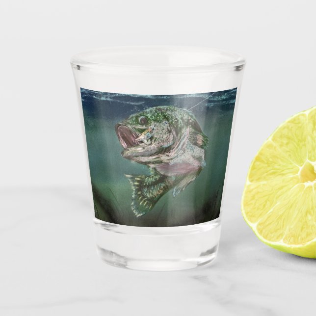 Verre A Shot Big Bass Fishing Led In (Devant)