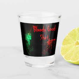 Verre A Shot Biker Billy Bloody Bonne fête d'Halloween