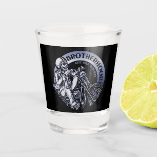 Verre A Shot Biker Brotherhood Black
