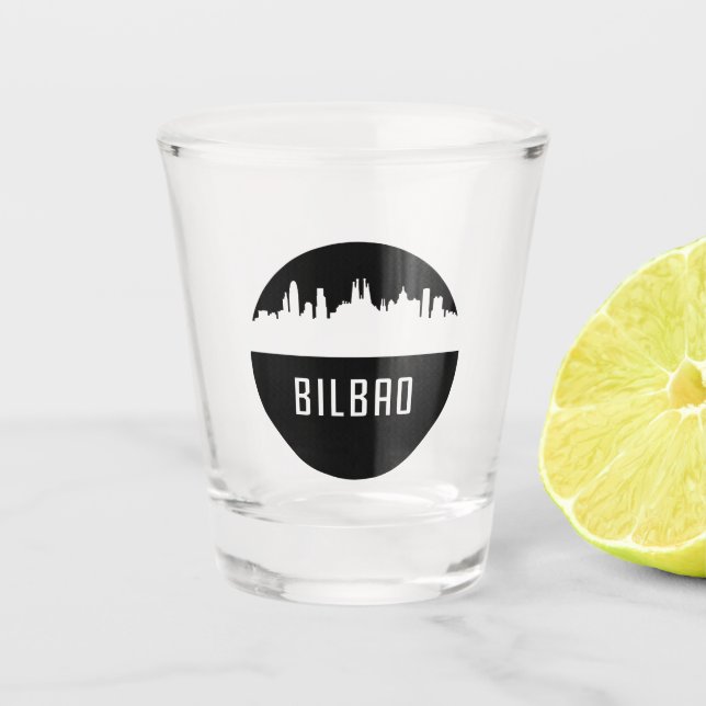 Verre A Shot Bilbao | villes d'Espagne (Devant)