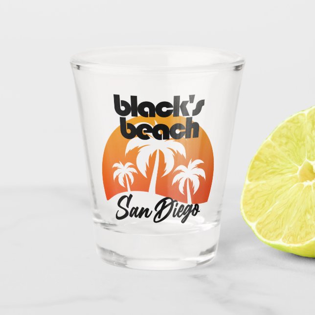 Verre A Shot Black's Beach, San Diego (Devant)