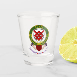 Verre A Shot Blake Irish Shield & Claddagh