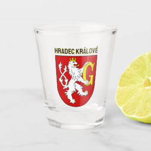 Verre A Shot Blason de Hradec Králové, République tchèque