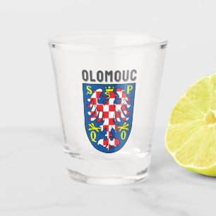 Verre A Shot Blason d'Olomouc, République tchèque