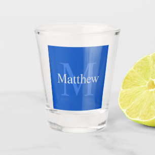 Verre A Shot Bleu personnalisé