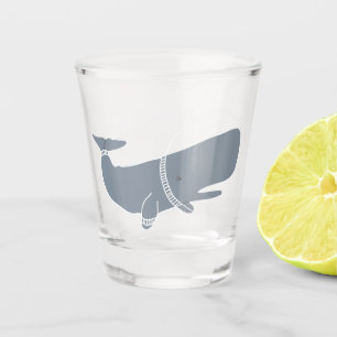 Verre A Shot Blue space baleine pull hipster fête de fête