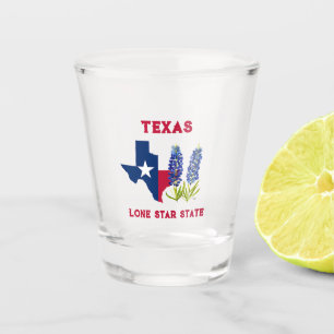 Verre A Shot Bluebonnets Texas State Flowers Lupine Lone Star
