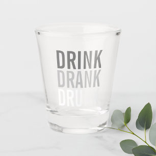Verre A Shot Boire Boire ivre ivre Amusant
