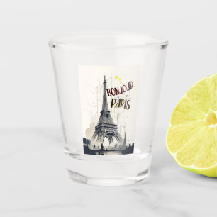 Verre A Shot Bonjour Skyline Marathon Paris