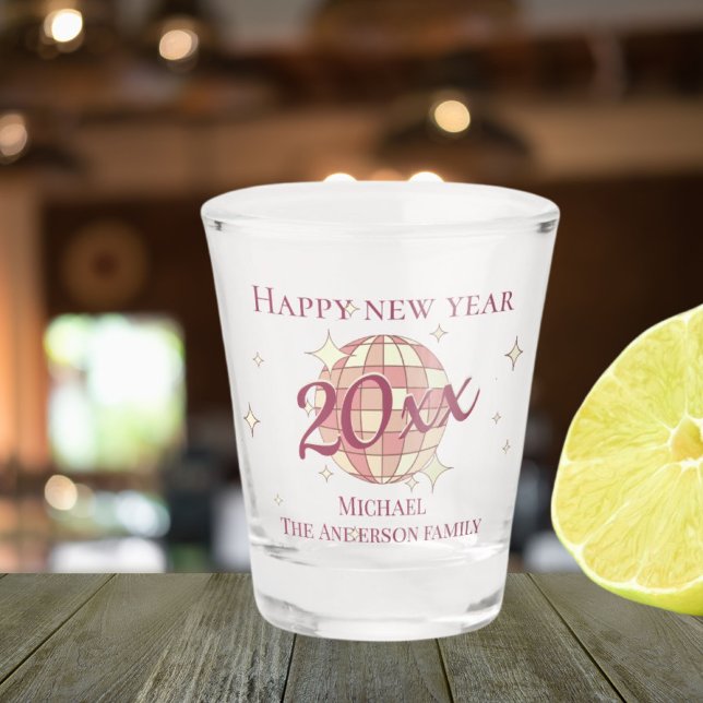 Verre A Shot Bonne année 2025 fête de la veille (Créateur téléchargé)