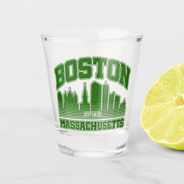 Verre A Shot Boston, Massachusetts (Devant)