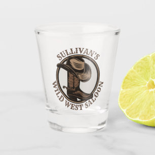 Verre A Shot Bottes de cowboy western saloon personnalisées Far