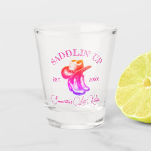 Verre A Shot Bottes et chapeau de cowgirl pour enterrement de v
