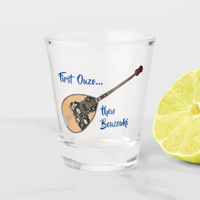 Verre A Shot Bouzouki Ouzo (Devant)