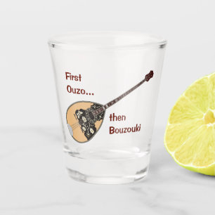 Verre A Shot Bouzouki Ouzo