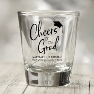 Verre A Shot Bravo à la Grad Grad Graduation