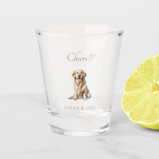 Verre A Shot Bravo ! ! ! Mariage personnalisé (Devant)