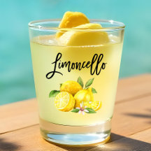 Brush Script Limoncello Aquarelle Lemons
