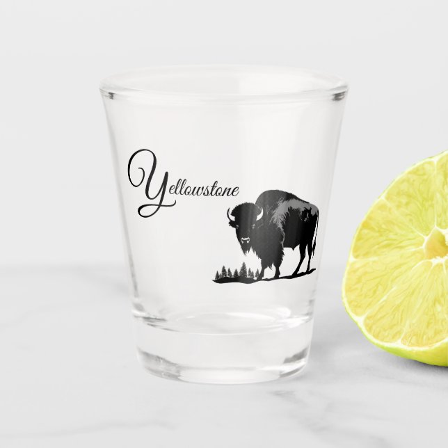 Verre A Shot Buffalo de Yellowstone (Devant)