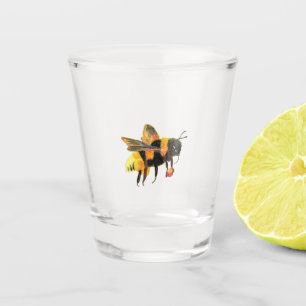 Verre A Shot Bumble Bee transportant du pollen