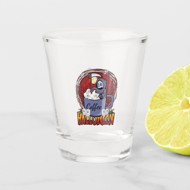 Verre A Shot Buvez Du Café Et Faites Peur (Devant)