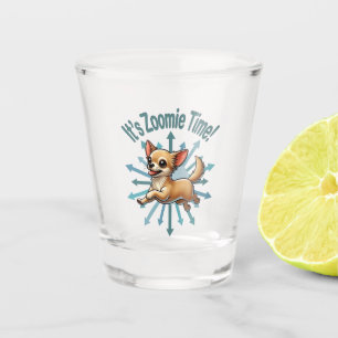 Verre A Shot C’est l’heure du Zoomie Chihuahua