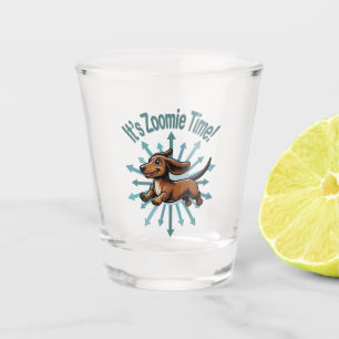 Verre A Shot C’est Zoomie Time Dachshund