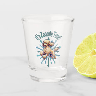 Verre A Shot C’est Zoomie Time Poodle