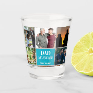 Verre A Shot Cadeau de la fête des pères pour papa Photo pers