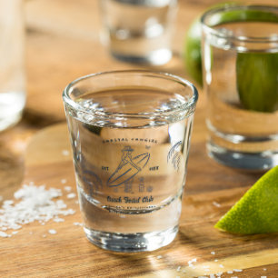 Verre A Shot Cadeau de l'enterrement de vie de jeune fille Cowg